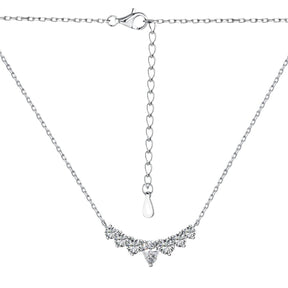 Crescent Shape Pendant Necklace - Lupine