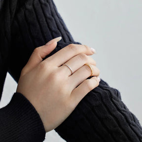 Dainty Simplicity Design Ring - Lupine