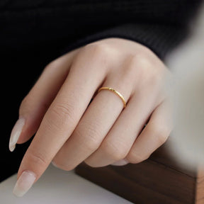 Dainty Simplicity Design Ring - Lupine
