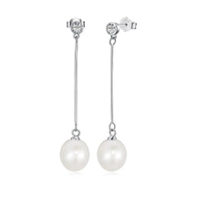 Dangle Fresh Water Pearl Stud Earrings - Lupine