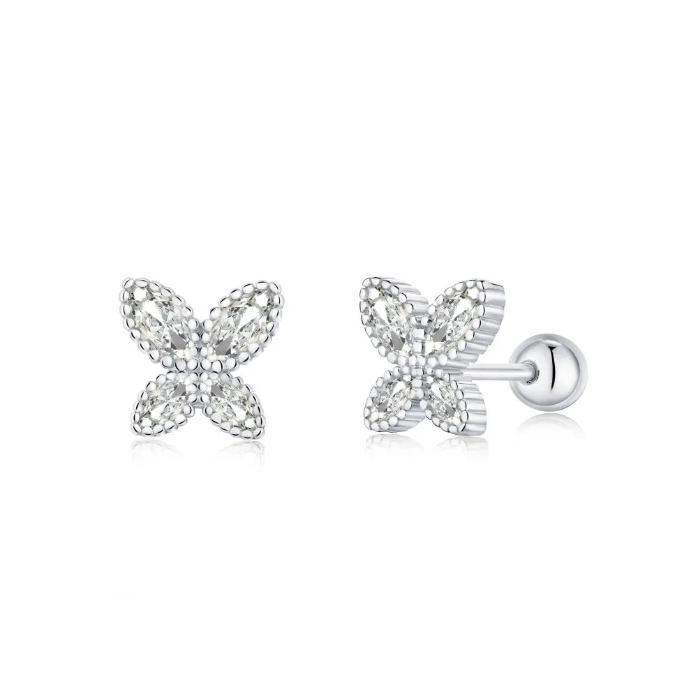 Delicate Butterfly Earrings - Lupine