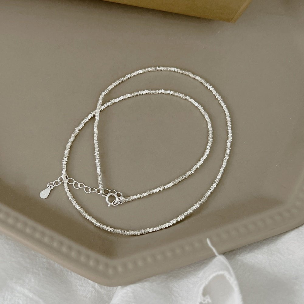 Irregular Bead Necklace - Lupine