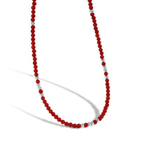 Natural Stone Beads Chain Necklace - Lupine