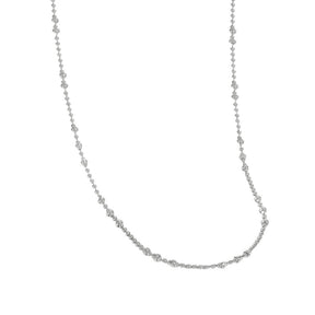 Simple Beaded Chain Necklace - Lupine