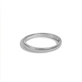 Simple Polish Circle Ring - Lupine