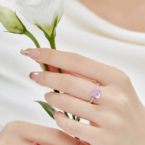 Square Radiant Cut Ring - Lupine
