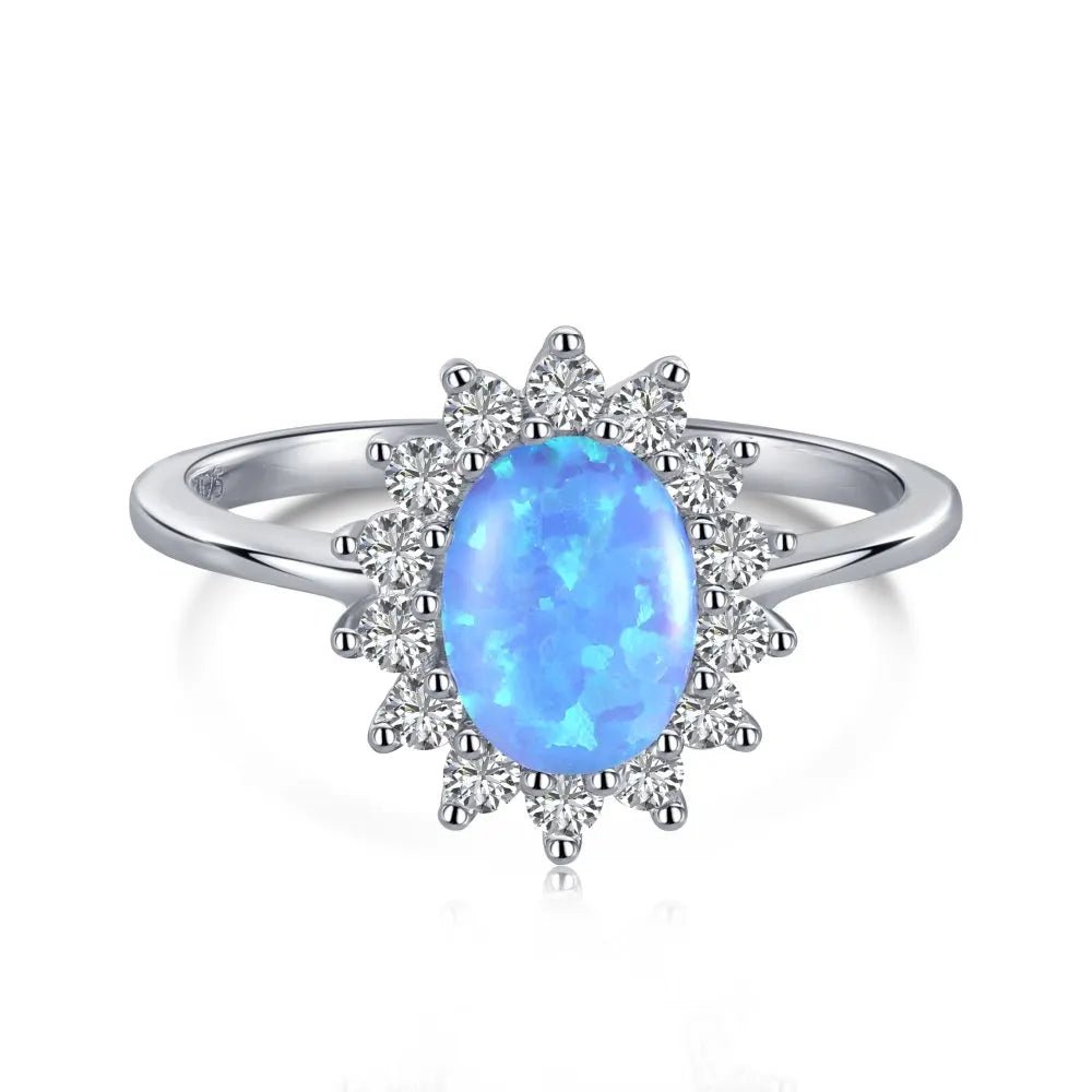Sun Opal Ring - Lupine