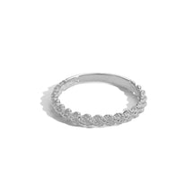 Twisted Beaded Ring - Lupine